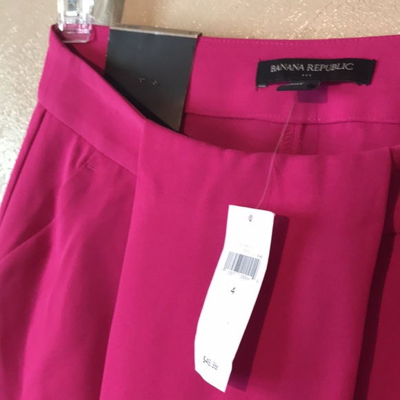 Banana Republic pink shorts pleated front size 4 - Picture 5 of 5